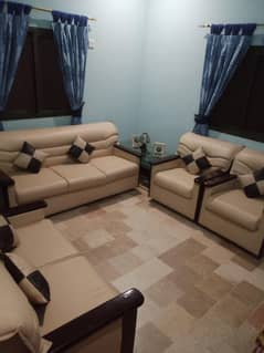 7 SEATER SOFA SET WITH CUSHIONS(3+2+1+1)