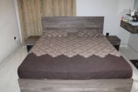 King Sized Bed  Like new condition with mattress