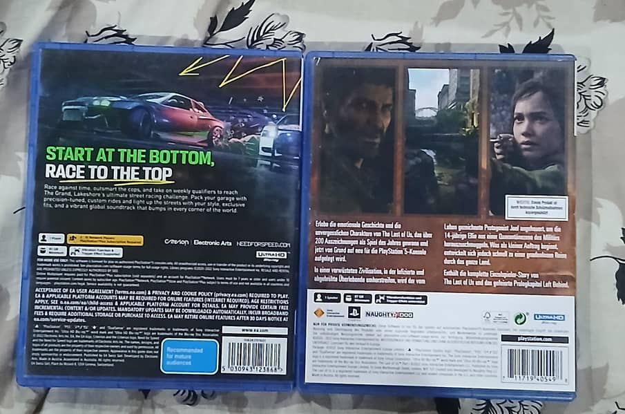 The Last of Us Part 1 Ps5, Need for speed Unbound NFS Ps5, 1