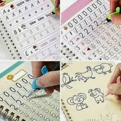 Set of 4New magic waterproof book for kids