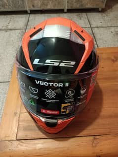 LS2 Vector II Helmet Orange Color