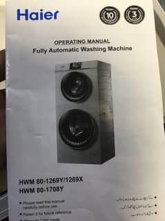 haier full automatic washing machine