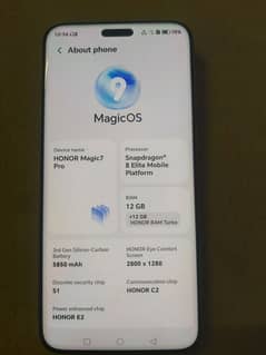 Honor Magic 7 pro Non PTA Non Active