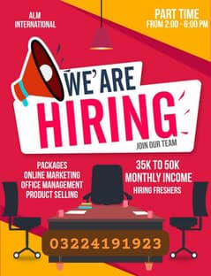 OFFICE WORK AND ONLINE WORK AVAILABLE .
