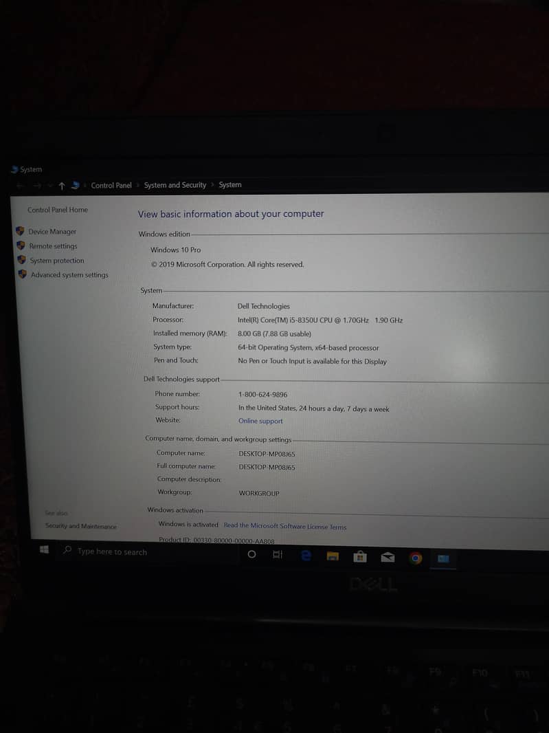 Dell Latitude E7390 Core i5 8th Generation 5