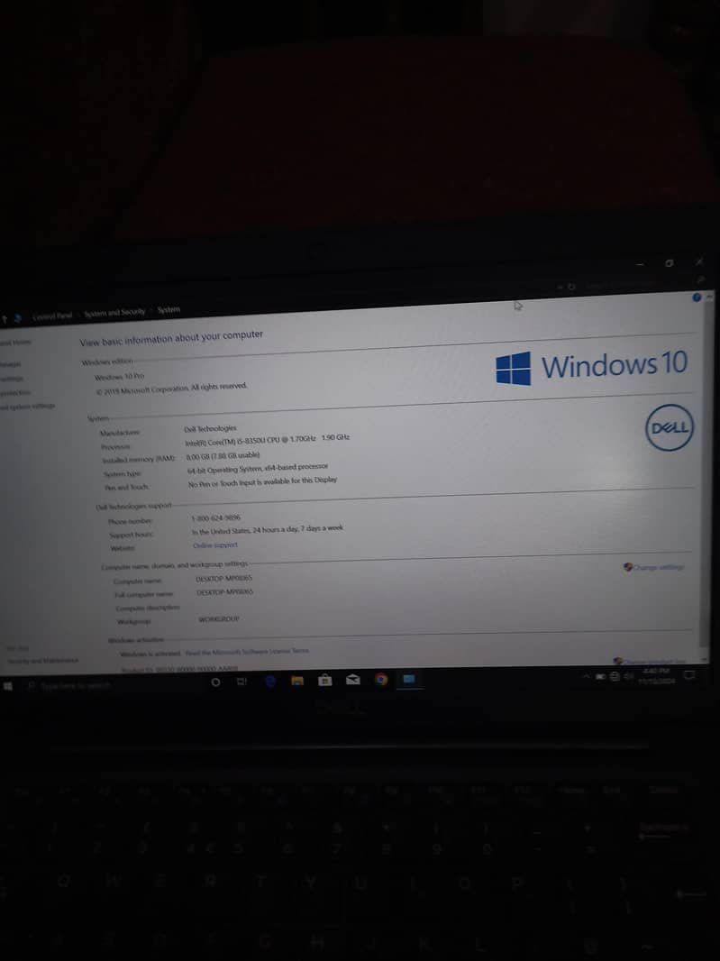 Dell Latitude E7390 Core i5 8th Generation 6