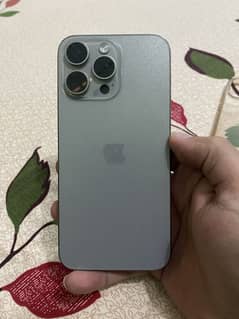 Iphone 15 Pro Max Natural titanium HK model 256 gb