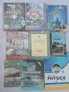 Text-Books for grade 10 according to sindh board