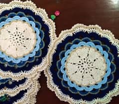 crochet table placemats