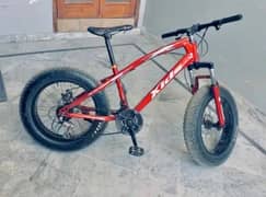 Fat bike bicycle