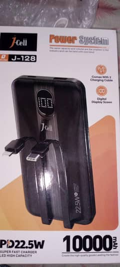 j-cell original 10000 mah powerbank with digital display screen