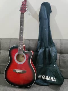 Semi Acoustic Guitar with bag and pick