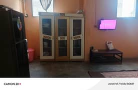 bed with mattress dressing table and show case