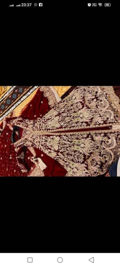Bridal frock with lehnga
