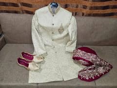 SHERWANI COMPLETE AVAILABLE FOR SALE