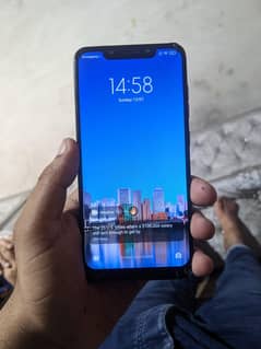 poco f1 4 64 single sim pta appowrd   only glass bark chlta all okay
