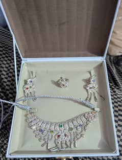 Silver jewelry set