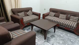 Sofa Set seven seater with coffee table and 1 setty