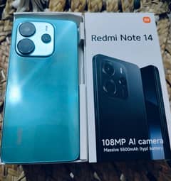 Redmi Note 14 8 256 full warranty zero condition full box
