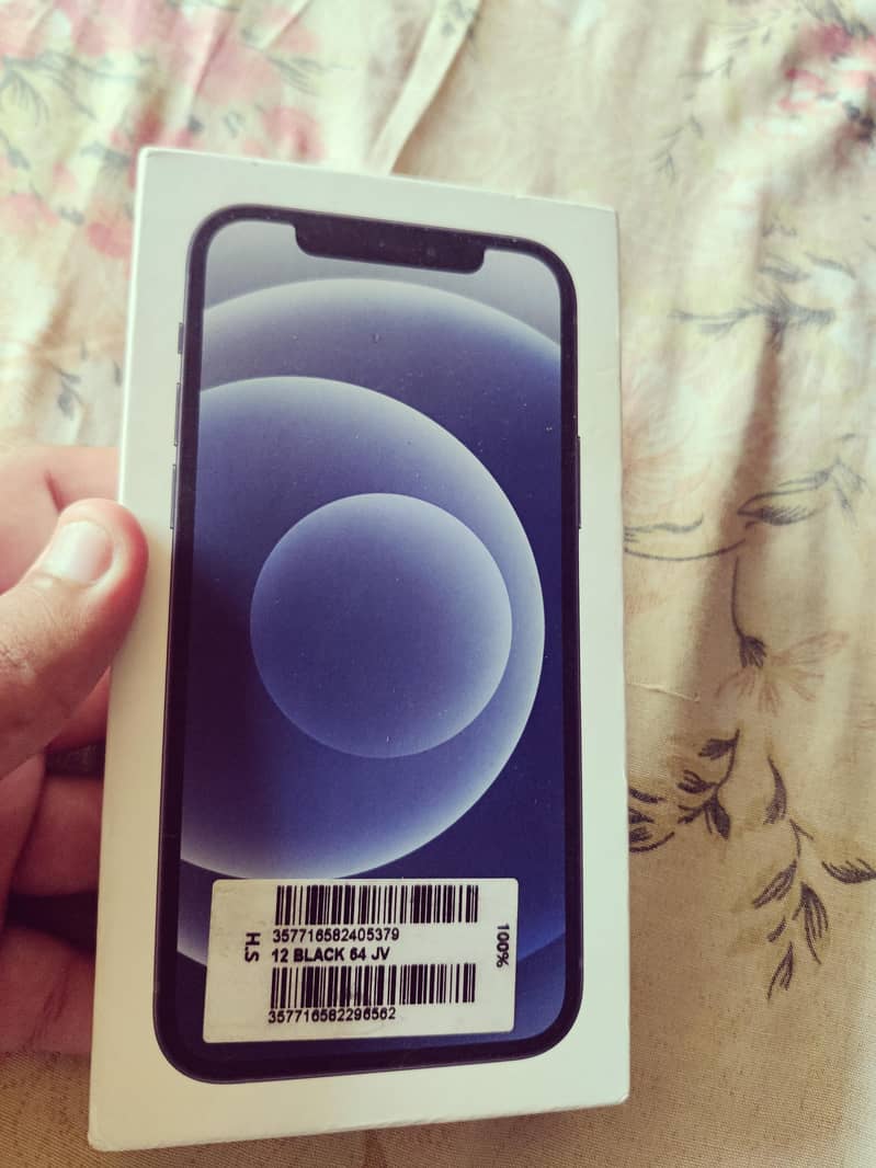 IPHONE 12 JV WITH BOX 10/10 NO ANY FAULT 5