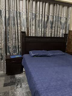 Bed set, almari , table, dining table