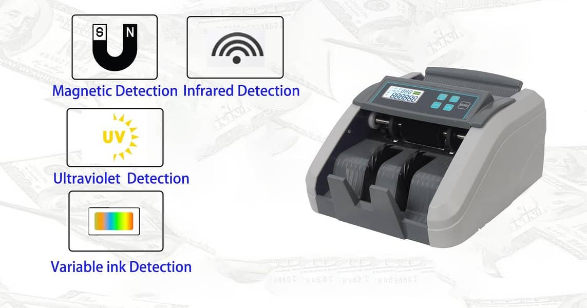 High-Speed Mix Value Cash Counting Machine – Detects Fake Note detect 7
