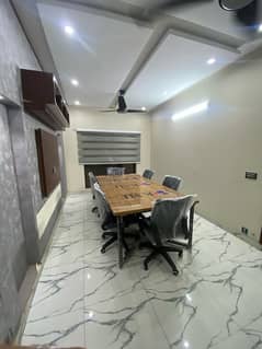 Fur Furnished Office for Rent in Johar Town for (Call