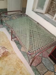 Used Iron Charpai for sale mazboot ha iron main ha