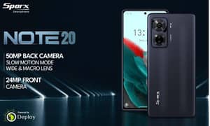 Sparx Note 10 8+8GB RAM 256GB ROM Minor Crack Fingerprint Not Working