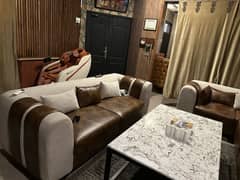 L shape sofa set
