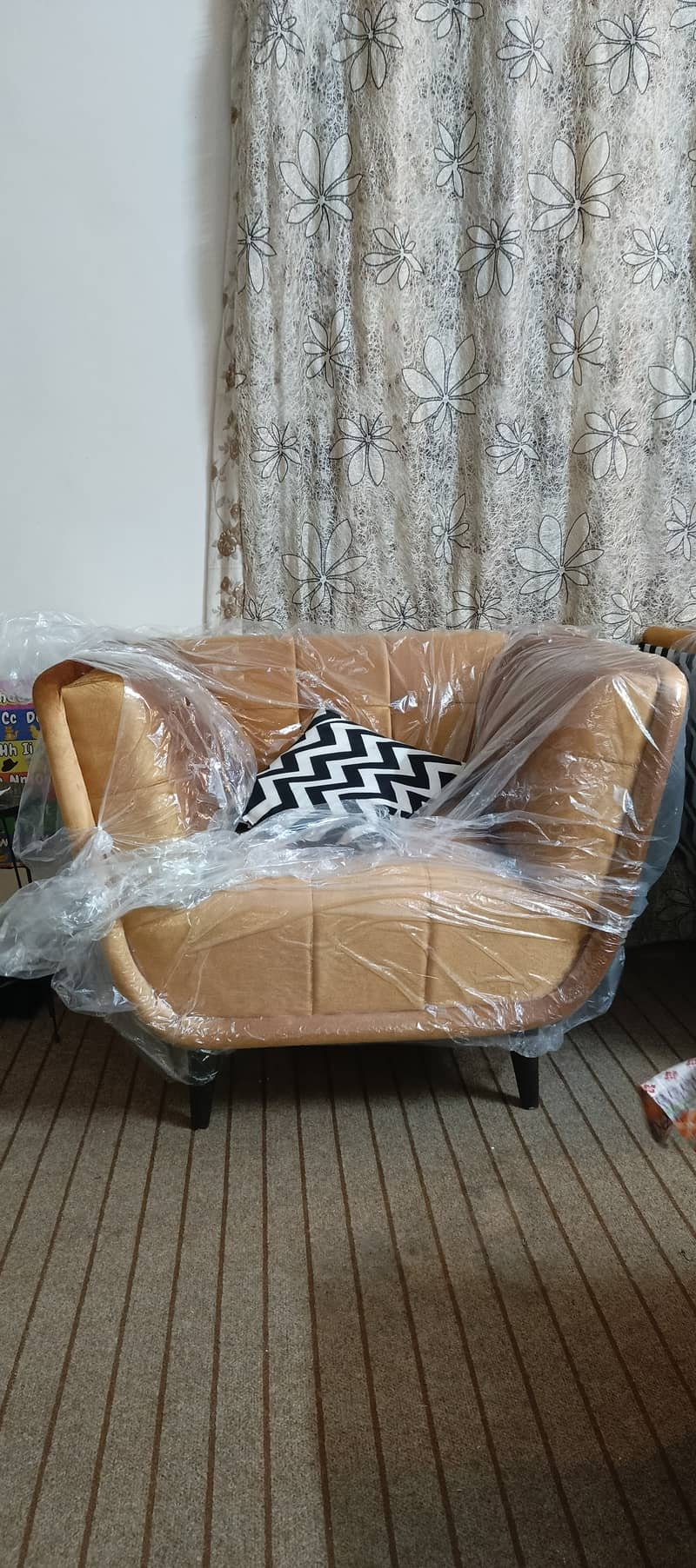 2 new rust color sofas 1