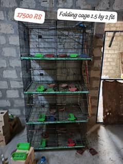 folding cages slightly used