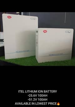 Itel lithium ion batter 25.6v available