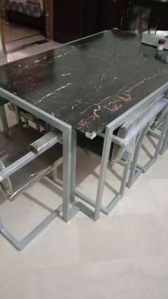 New dining table with 6 sofa chairs for sale