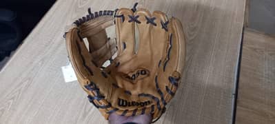 Wilson A450 Left Hand Baseball/Softball Catcher’s Leather Glove