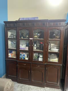 Wooden crockery cabinet