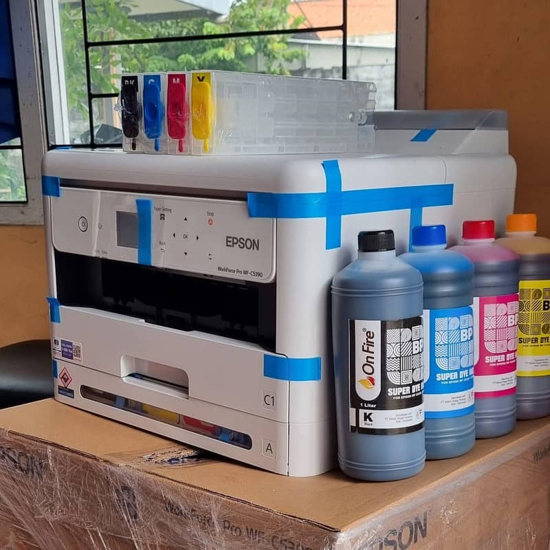 EPSON Printer all in one with WiFi and scanner 12