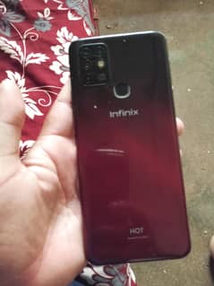 Mobile infinix hot-10 RAM/ROM 6/128 for sale