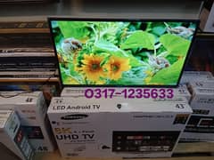 SAMSUNG (43) INCHES SMART ANDROID Led tv (Size's 32"46"55"65"75" 85")