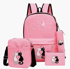 Imported 4 Pcs Multipurpose Backpack.