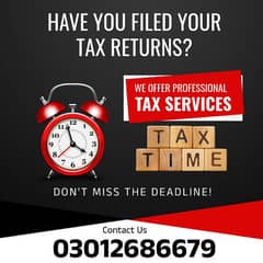Sales Tax, Income Tax Return, Tax Consultant, FBR, Tax Filer, NTN,SECP