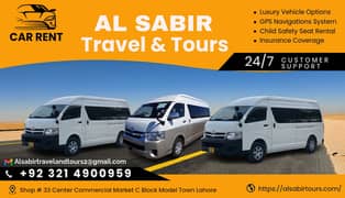 Toyota Hiace Grand Cabin van Rent in Pakistan | Car Rental Services