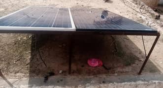 150 watt Two solar panels with frame good condition