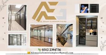 Aluminium Windows/door & Glass Work Shower Cubical/Glass Office Cabin