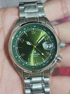 Seiko Alpinist PROSPEX GREEN Dial Automatic Watch