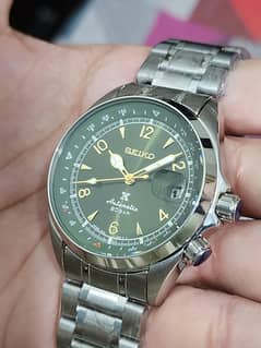 Seiko Alpinist PROSPEX GREEN Dial Automatic Watch