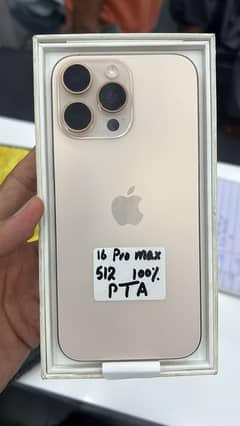 Apple iPhone 16 PRO MAX (512 GB) Desert  PTA Approved
