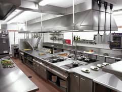 Hotel & Cafe kitchen installation, Fryers , Ovens, Cooking ranges