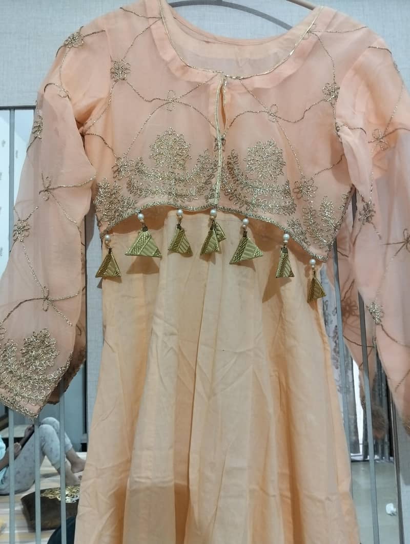 long frock with dupata 0