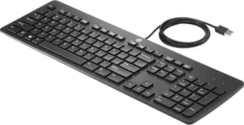 Keyboard (wired) for pc & laptop 100% orignal HP USB Slim Business